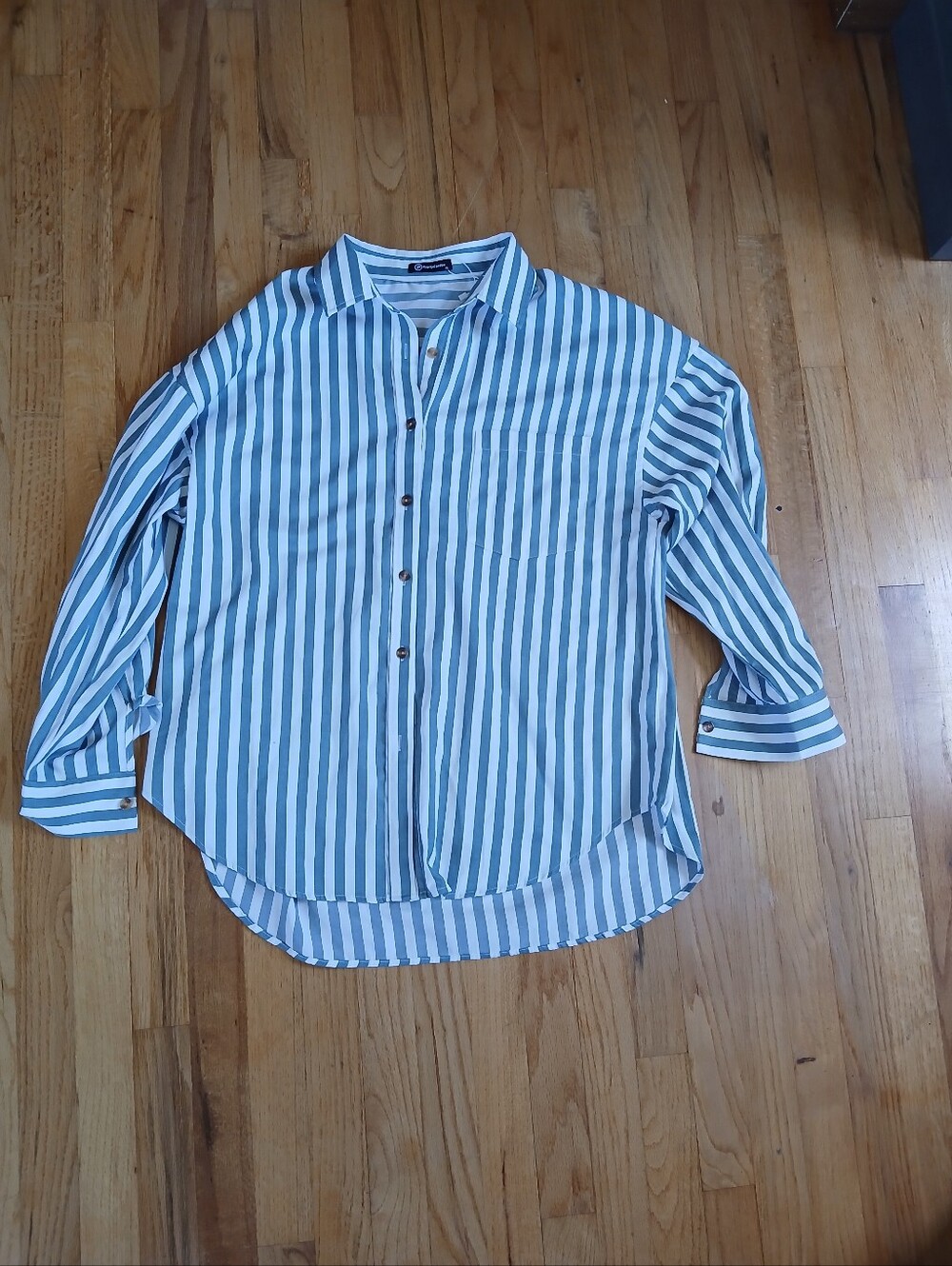 Striped Button Down Shirt